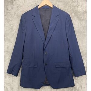 BONOBOS Men's Blazer 42L Navy Slim Fit Wool 2 Button